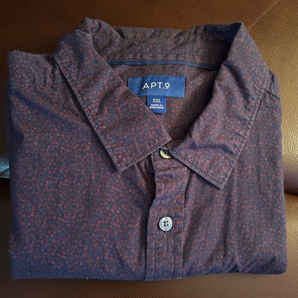 Men’s Apt. 9 Short Sleeve Button Up